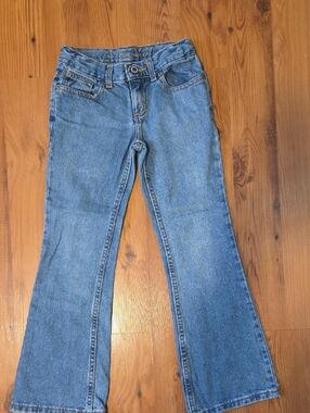 Girl's Blue Flare Jeans